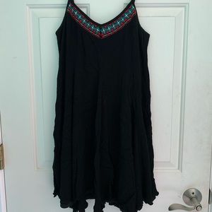 Black/Pink/Aqua Sun Dress